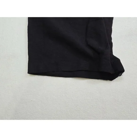 Calvin Klein Womens Black Linen Blend Drawstring Pants Size 16 Flawed - Picture 5 of 7